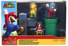 Super Mario Underground Diorama Set 5pz