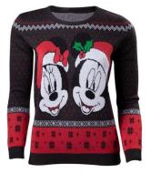 Maglione Natale Mickey & Minnie Donna S