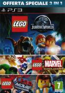 Lego Jurassic + Lego Marvel + Lego Movie