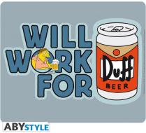Mousepad Simpsons - Will Work for Duff