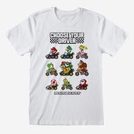 T-Shirt Nintendo Super Mario Kart Select Player S