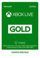 Microsoft XBOX 360 Gold 12 Mesi PIN
