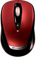 MS Wireless Mobile Mouse 3000 SE Red