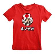 T-Shirt Nintendo Super Mario Toad 3-4 Anni