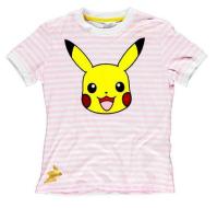 T-Shirt a Strisce Pikachu Donna L