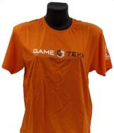 T-Shirt Collo tondo Arancione GameTekk Uomo XL