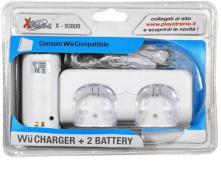 WII Charger + 2 Battery - XT