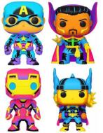 FUNKO POPS Marvel Blacklight 4 Pack