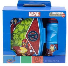 Gift Set 2 in 1 Portamerenda + Borraccia Marvel Avengers