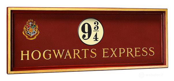 Insegna Harry Potter Binario 9 3/4