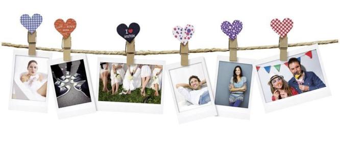 FUJIFILM Instax Design Clips Cuori 10pz