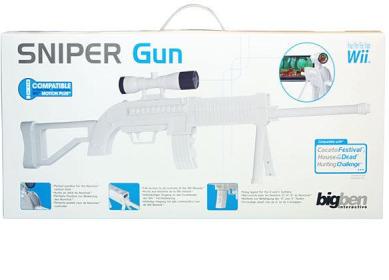 WII Sniper Gun White
