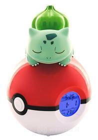 Radiosveglia Lampada Pokemon Bulbasaur Sleeping w/Poke Ball