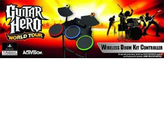 PS3 PS2 Guitar Hero World Tour Batteria