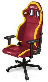 SPARCO Sedia Gaming AS Roma Gialla e Rossa