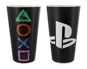 Paladone Bicchiere PlayStation Loghi Nero