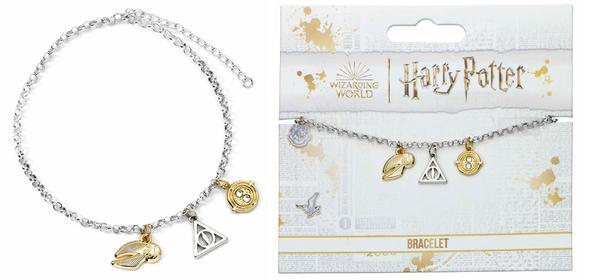 Braccialetto Harry Potter 3 Charms Pendenti