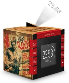 BB Radiosveglia Con Proiettore Rock