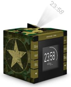 BB Radiosveglia Con Proiettore Camoufla.