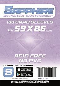 SAPPHIRE Bustine Protettive 59x86mm Lilla 100pz