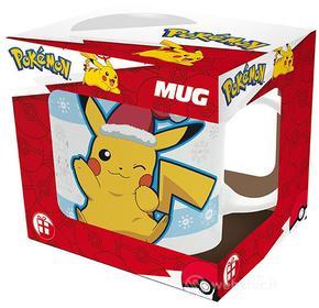 Tazza Pokemon Pikachu Cappello Natale