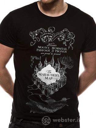 T-Shirt Harry Potter-Mappa Malandrino-XL T-Shirt Harry Potter-Mappa Malandrino-XL
