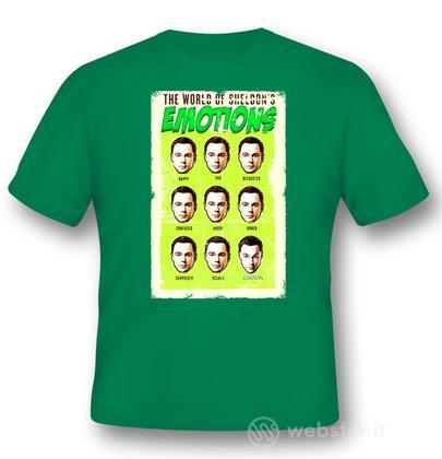 T-Shirt Big Bang Theory Sheldon Emot. S
