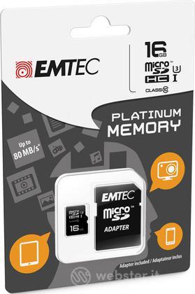 MicroSD + Adapter 16GB Plat (Full HD) MicroSD + Adapter 16GB Plat (Full HD)