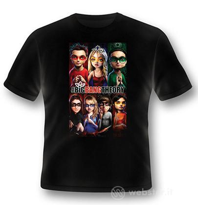 T-Shirt Big Bang Theory Superhero L