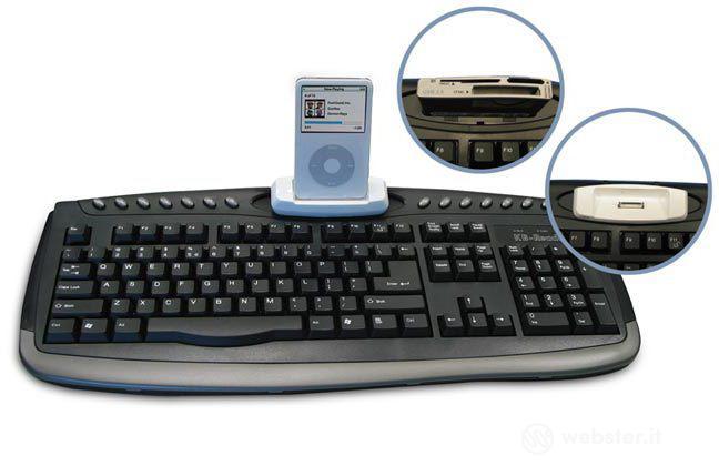 iKeyboard con dock & Card reader