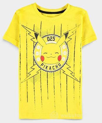 T-Shirt Pokemon Fun Pika Gialla 122/128