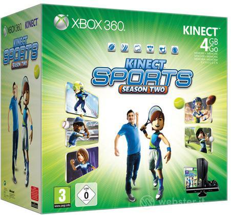 XBOX 360 4GB +Kinect+Kin.Sports 2