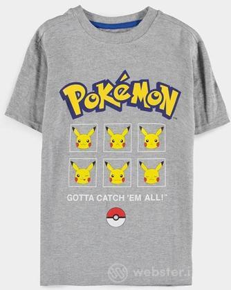 T-Shirt Boy Pokemon Pikachu 158/164