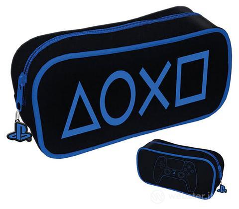 Astuccio PlayStation Black & Blue Tech