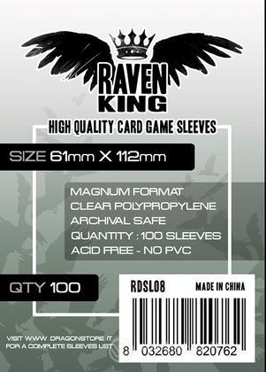 RAVEN KING - Bustine Protettive 61x112mm RAVEN KING - Bustine Protettive 61x112mm