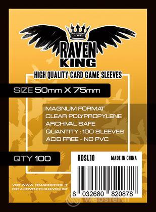 RAVEN KING Bustine Protettive 50x75mm RAVEN KING Bustine Protettive 50x75mm