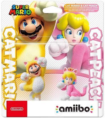 Amiibo Super Mario Mario & Peach Gatto