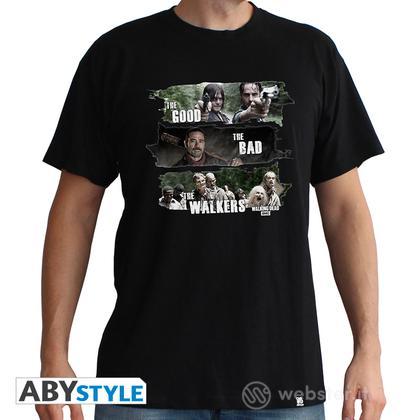 T-Shirt Walking Dead-Good,Bad,Walkers L