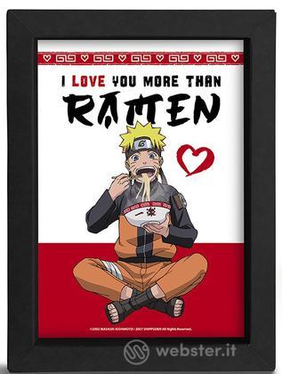 Quadro Naruto I Love You More Than Ramen