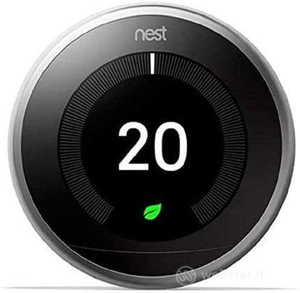 Google Nest Termostato Intel. -Acciaio