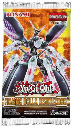 Yu-Gi-Oh! Fiamme della Distruzione busta Yu-Gi-Oh! Fiamme della Distruzione busta