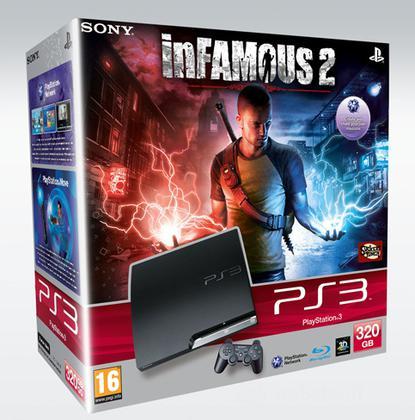 Playstation 3 320 GB + Infamous 2