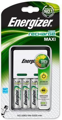 Caricabatterie MaxiCharger+4AA Energizer