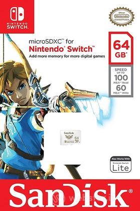 SanDisk Micro SD XC I 64GB Nintendo Switch