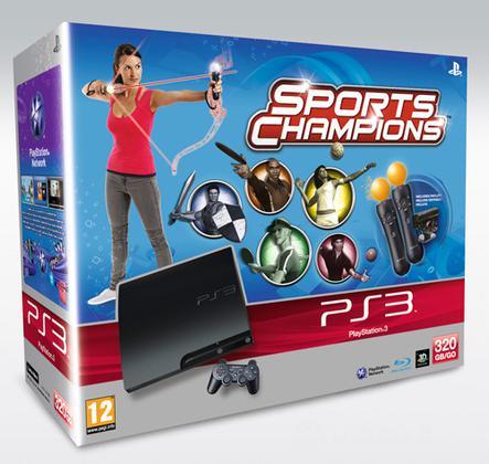 Playstation 3 320GB+Move+Sports C+2 Ctrl