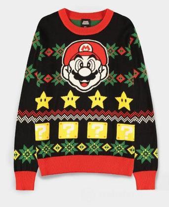 Maglione Natale Super Mario L