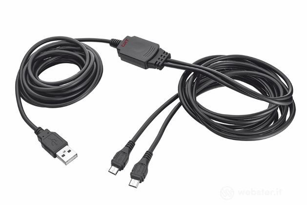 TRUST GXT 222 Duo Charge&Play Cable PS4