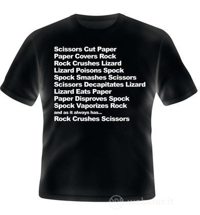 T-Shirt RockPaperScissorLizardSpock M