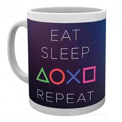 Tazza PlayStation Eat Sleep Repeat