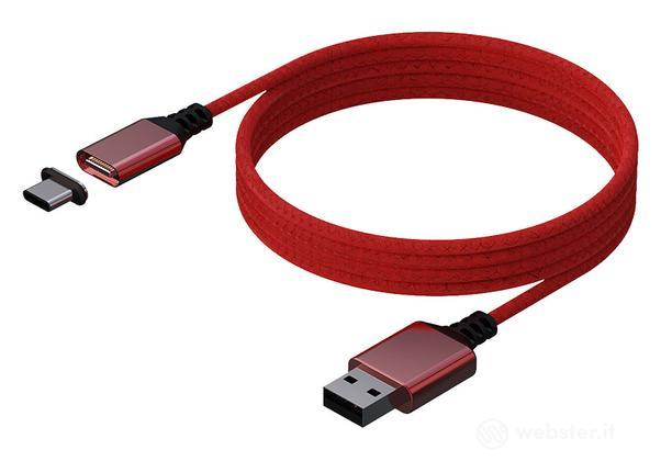 KONIX Magnetic Cable 3M PS5 Red